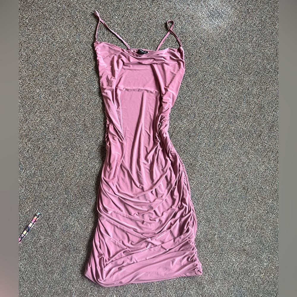 Boohoo Two Piece Pink Dress Set - Picture 3 of 4